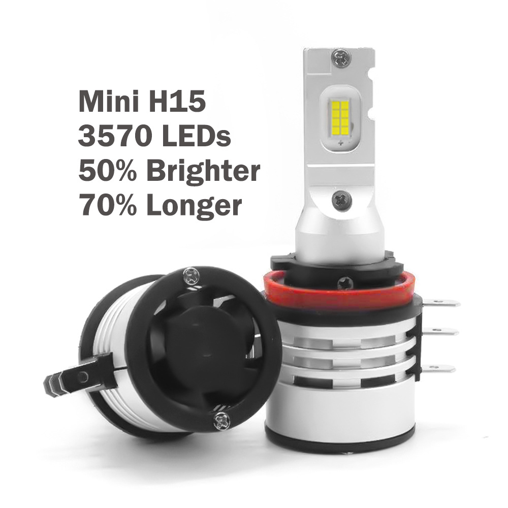 Car LED Headlight Suitable for Golf Bulb Lossless Installation Decoding Super Bright Lamp Modification Far and near Headlight