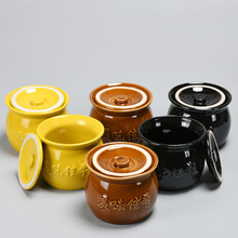 瓦罐汤盅小瓦罐炖盅酒店家用隔水炖炖罐一个人份炖盅沙县小吃器皿