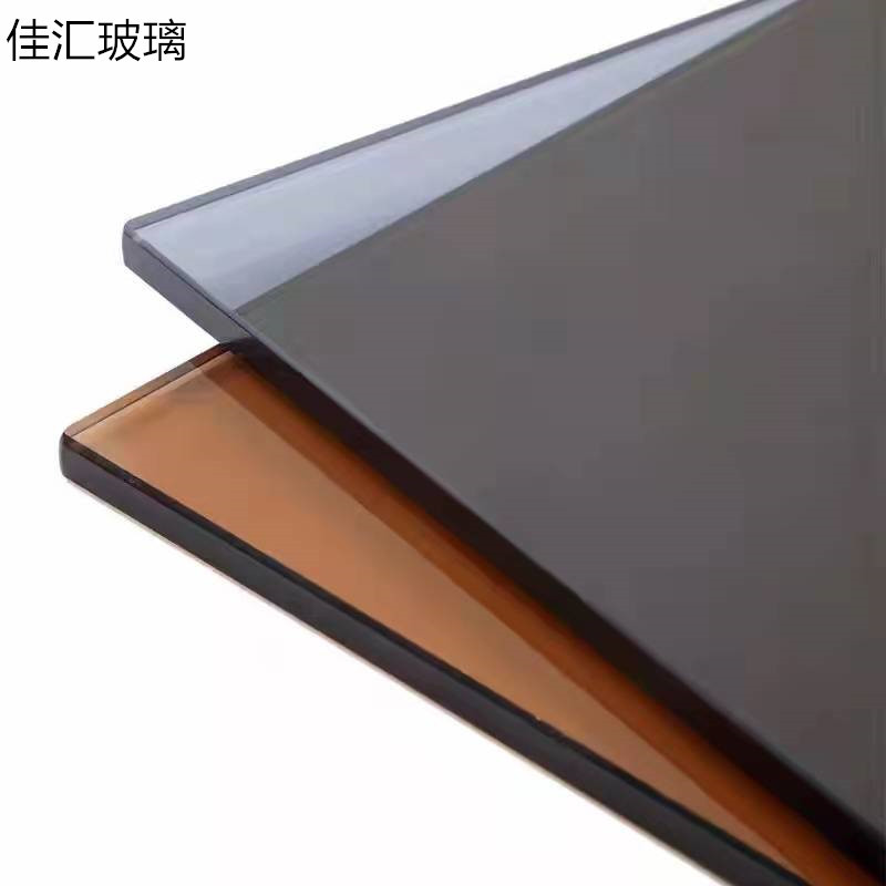 现货批发福耀黑玻极简门配套有色玻璃金茶玻福特蓝欧洲茶深灰浅灰