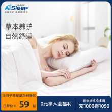 决明子枕头成人单人双人荞麦枕助睡眠护颈椎枕枕芯家用棉