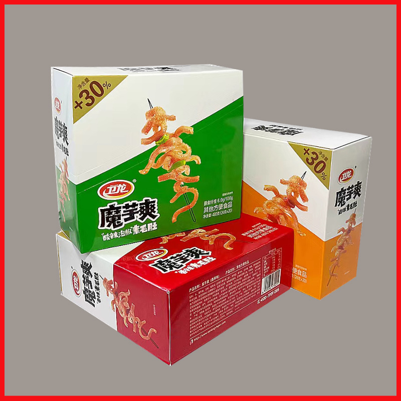 卫龙魔芋爽(18 9gx20包)盒装 酸辣香辣麻辣味(整箱18盒)零食-阿里巴巴