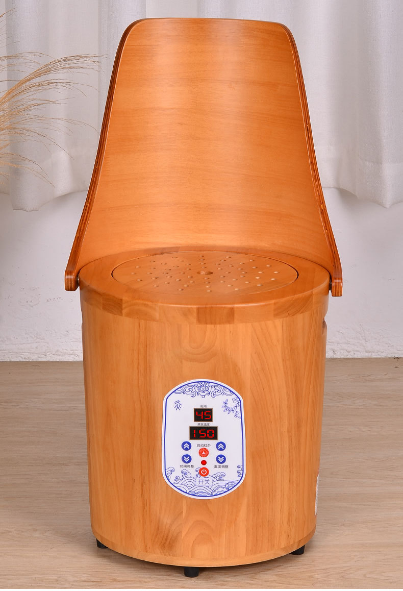 实木艾灸椅折叠靠背艾灸凳坐灸仪艾灸工具艾灸仪家用无烟温灸仪