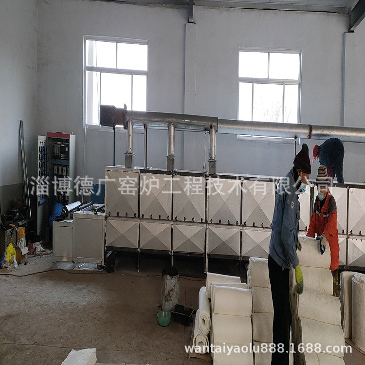 非标定制电热网带窑炉 生产陶瓷烤花玻璃瓶烤花炉 自控燃气网带炉
