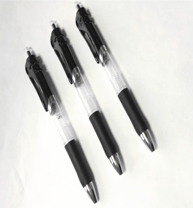 黑色按动笔壳通用按动水笔笔壳通用笔芯自动笔笔壳简约笔壳10熊慧