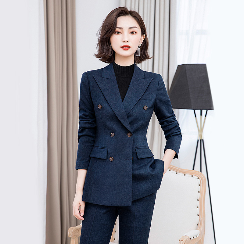 高端西装外套女职业套装秋冬加厚休闲西服时尚气质韩版正装女神范