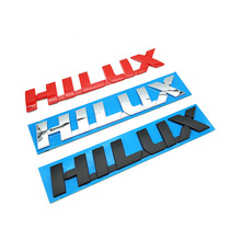 适用丰田皮卡车HILUX海拉克丝3D  新款车身尾标汽车贴ABS原厂材质