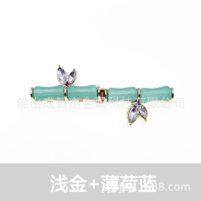 竹子节节高汉服子母扣 一袭素衣万千禅意不浮滟不落俗 竹叶子母扣