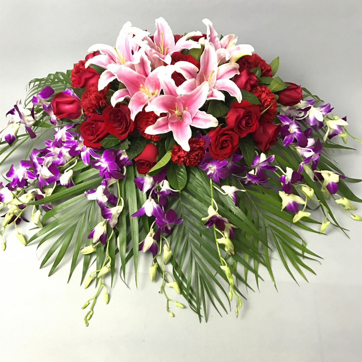 讲台花会议桌花胸花鲜花同城年会酒店宴会北京上海广州深圳杭州店