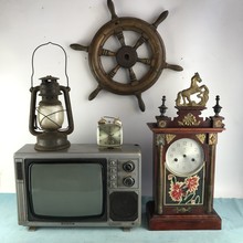 七八十农村老物件旧家具电视机老油灯复古怀旧装饰展览品摆件