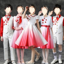 MX六一儿童合唱服演出服中小学生合唱团红星闪闪诗歌朗诵比赛表演