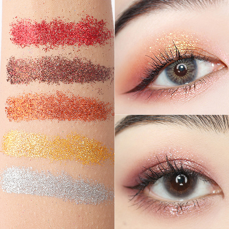 亮片眼影珠光闪粉盘表演出舞台妆大地色儿童幼儿园正品彩妆化妆品