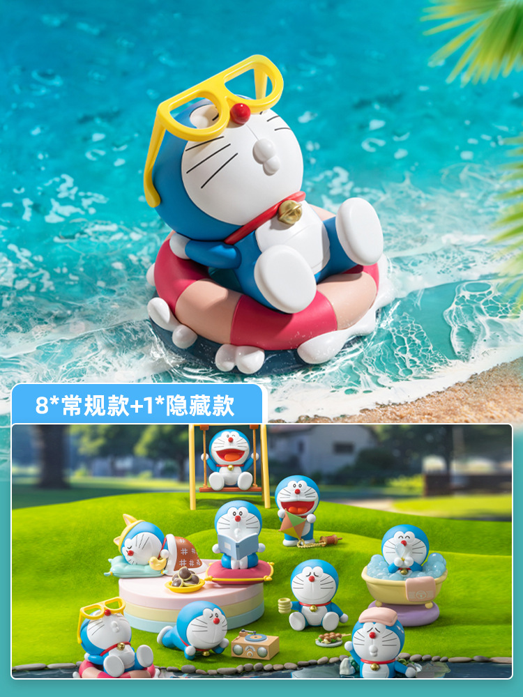 正版哆啦a梦take a break系列盲盒潮玩手办周边摆件心意礼物批发