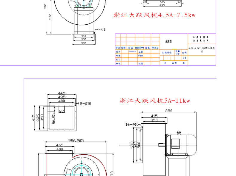 现货 工业除尘风机4-72离心风机喷漆排气鼓风机废气排烟吸尘风机