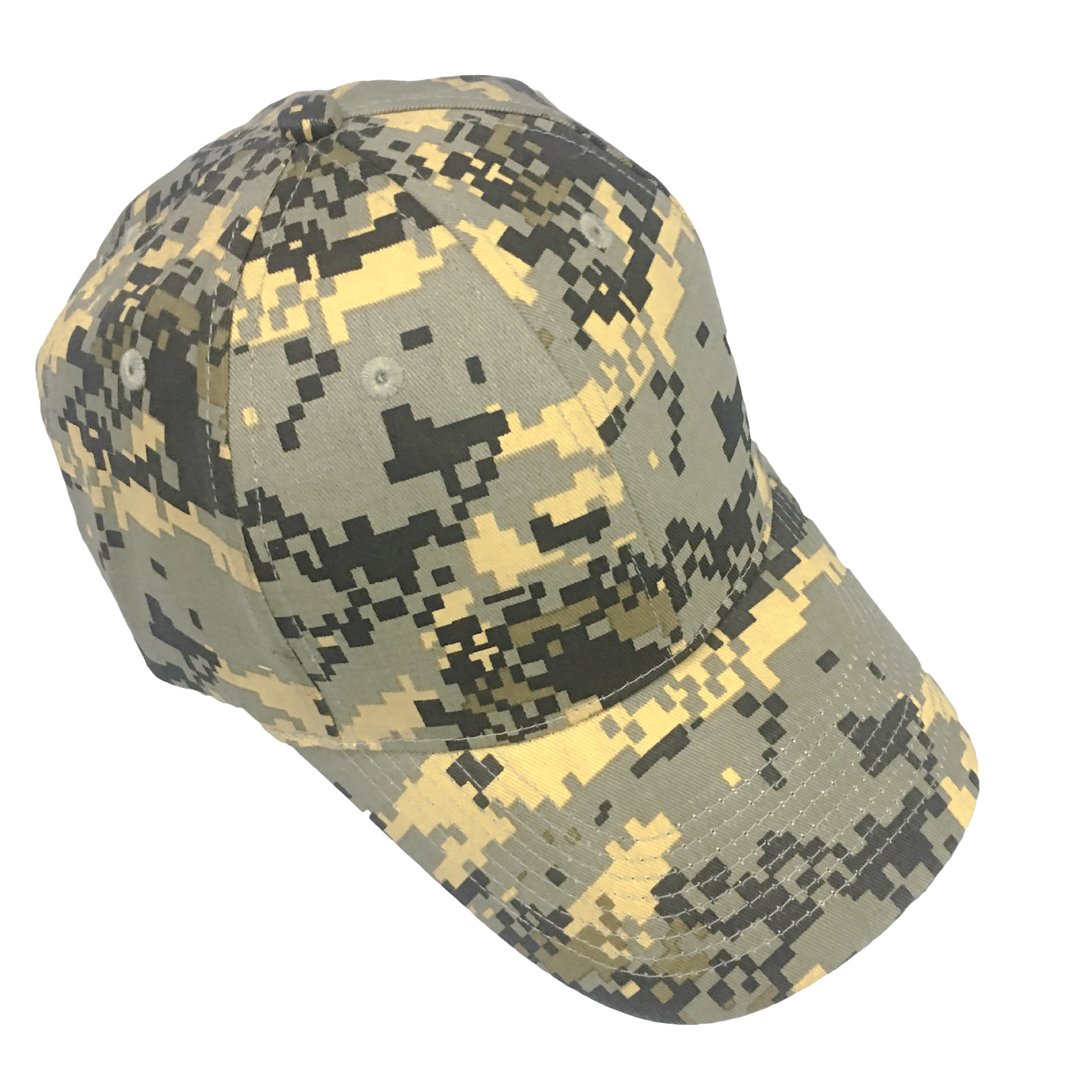 帽子2019春夏季马赛克迷彩男女士遮太阳帽子 登山鸭舌帽定制