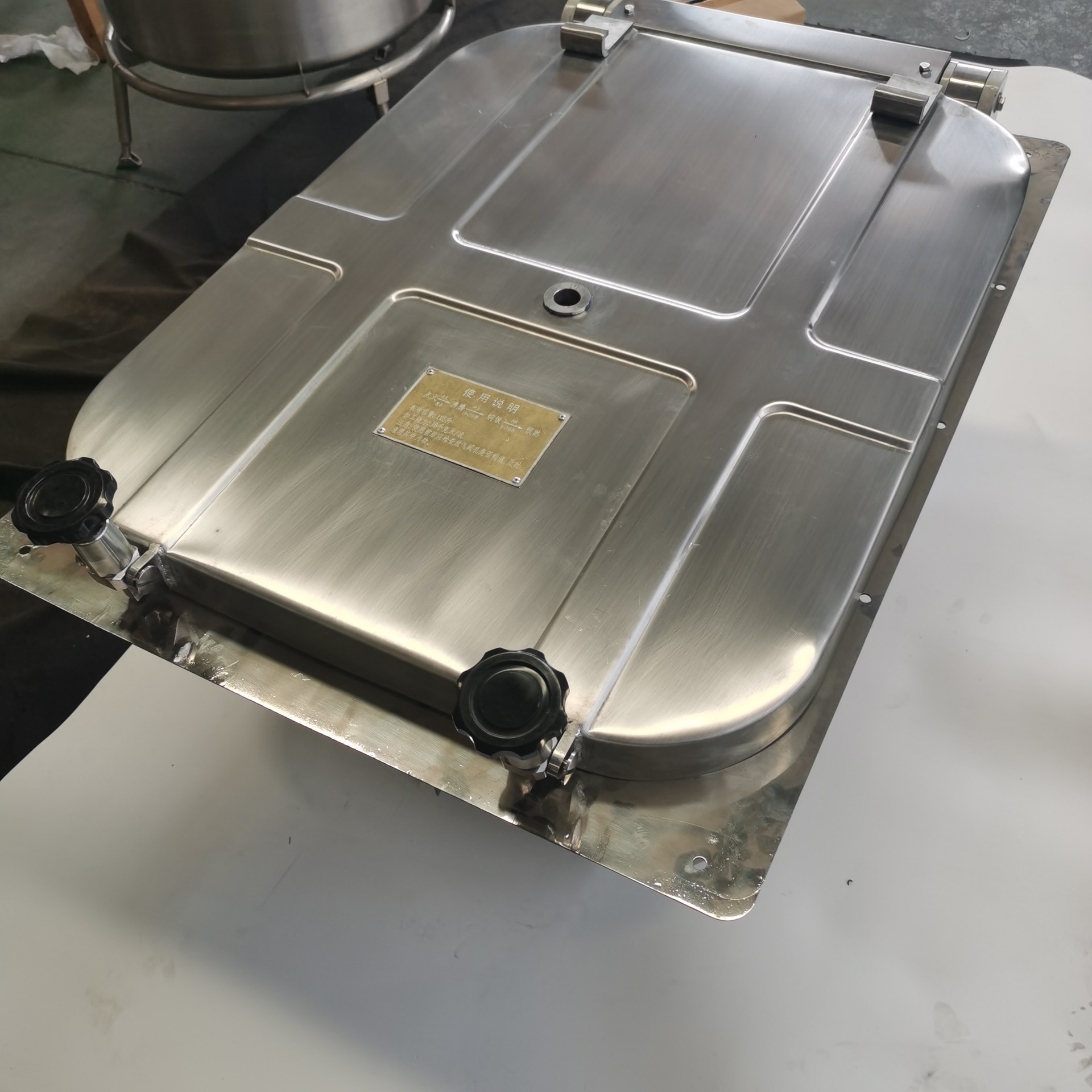 炊具挂车配件主食锅及锅盖野战户外连用给养单元方形主食锅及锅盖