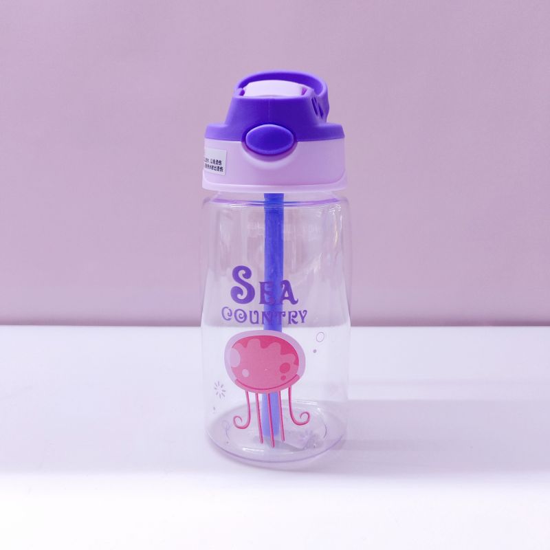 New Cup Cartoon Drinking Cup Children's Large Capacity Ocean Series Sippy Cup Student Gifts Cup with Straw Wholesale