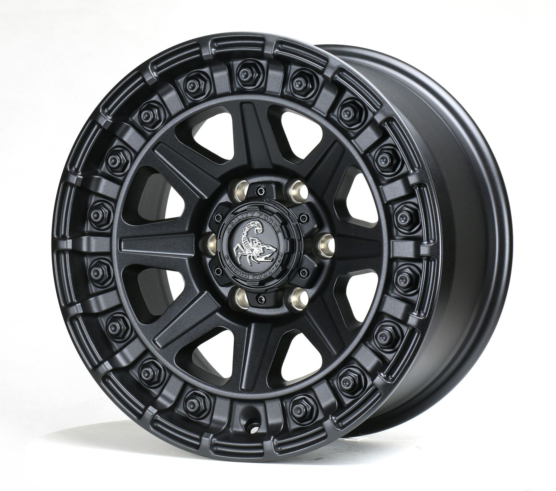 越野铝合金轮毂17寸越野车轮汽车轮毂胎铃