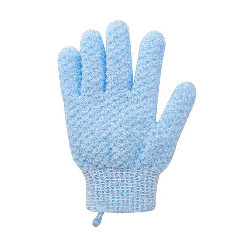 Factory in Stock Bath Five Finger Bath Gloves Bath Towel Jacquard Nylon Mud Bath Gloves Stall Wholesale