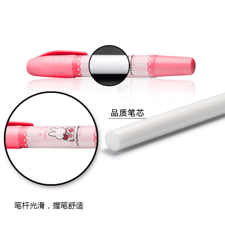 Color Fluorescent Pen Children's Graffiti Painting Cartoon Watercolor Pen Student Note Mark Key Six Colors Optional Direct Supply