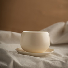 一件代发丨奶茶色拉花蛋蛋杯 咖啡杯陶瓷杯碟套装拿铁杯精致小杯
