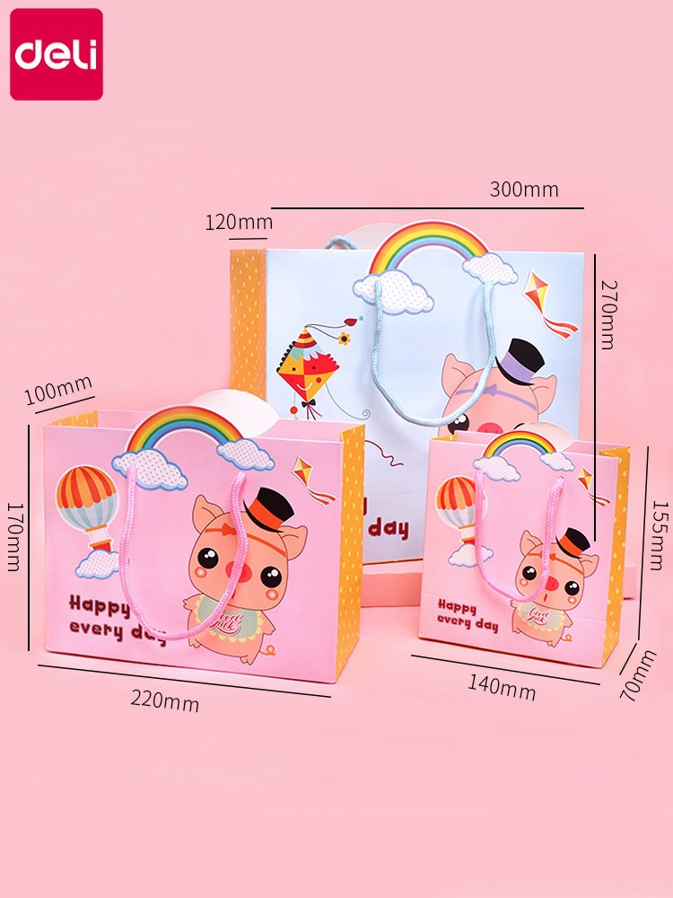 Deli Stationery Set Kindergarten Children Graduation Children's Day Gift Wholesale Stationery School Supplies Primary School Students Blind Box