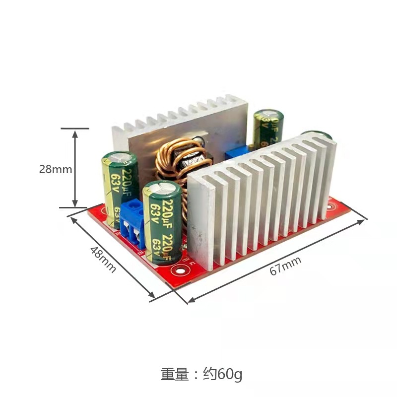 400W Boost Module 15a Power Module DC-DC High Power Constant Voltage Constant Current Led Adjustable Drive