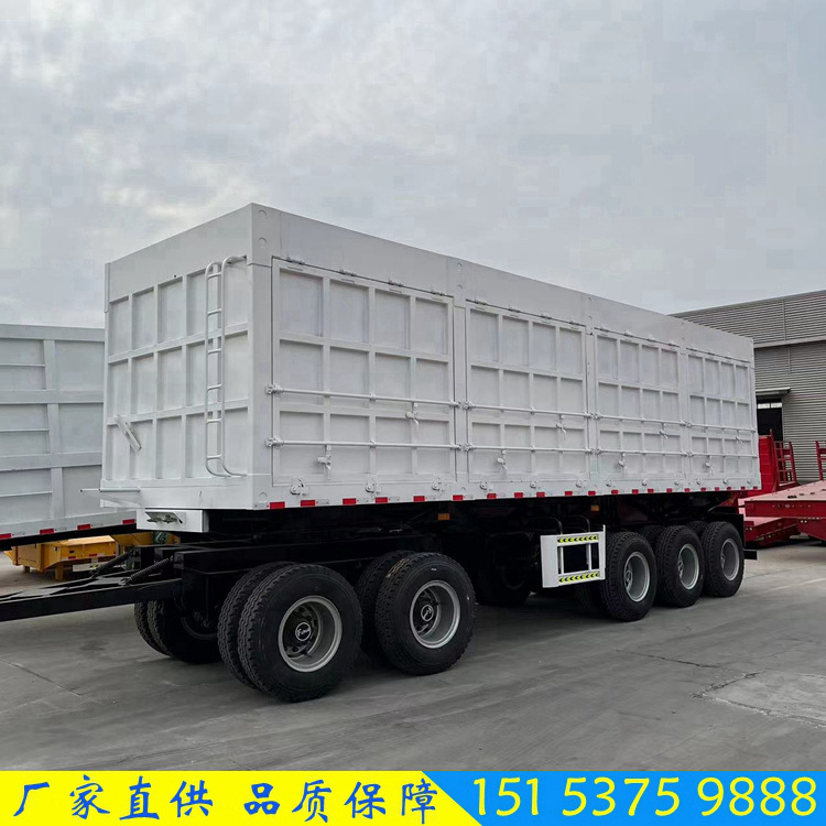 重型五桥侧翻斗自卸半挂车 5轴矿区自卸式侧翻斗半挂车 适应路况