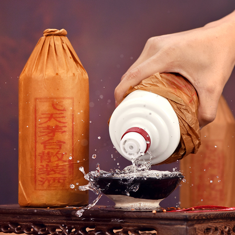 贵州飞天散装酒整箱6瓶53度酱香型白酒茅香味白酒坤沙老酒纯粮酒