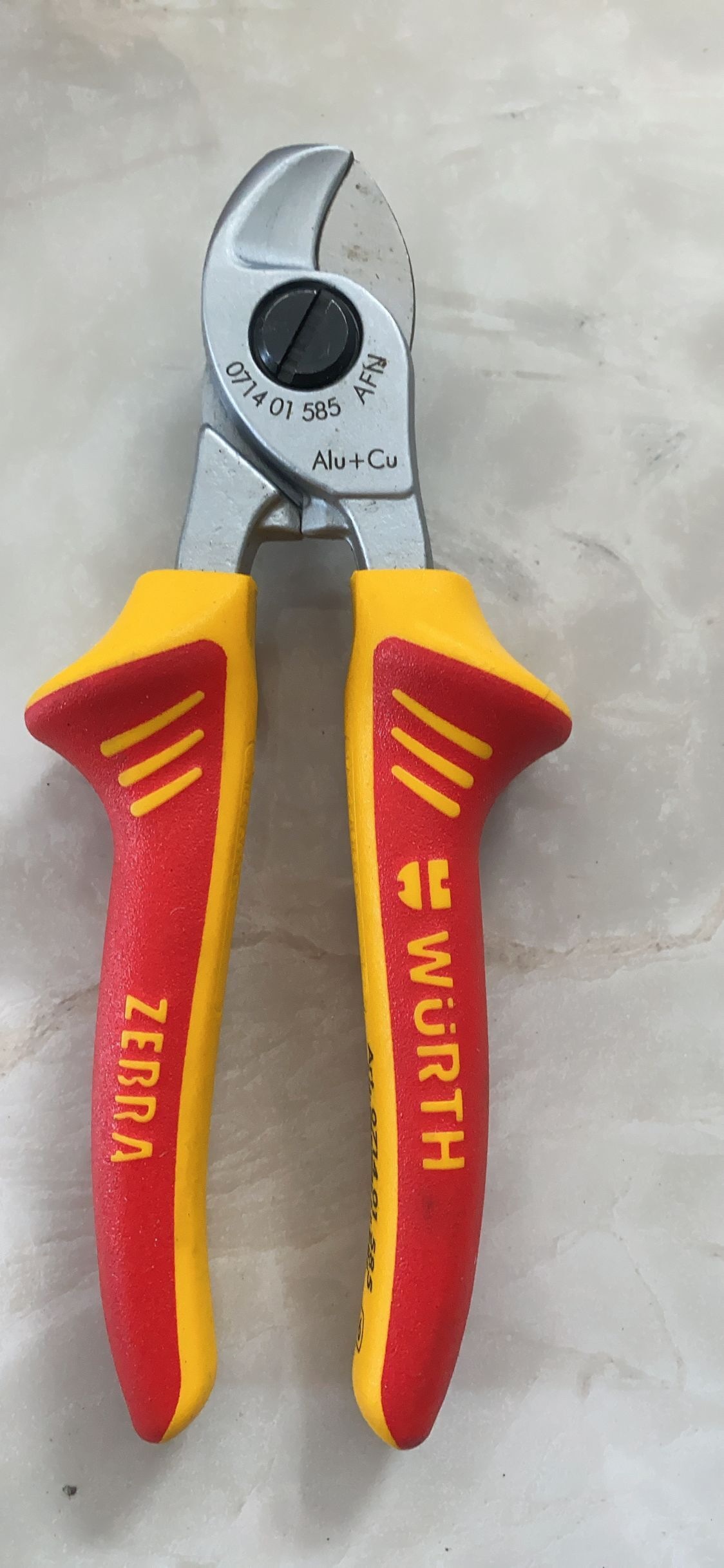 德国伍尔特wurth绝缘电缆钳l160mm 71401585