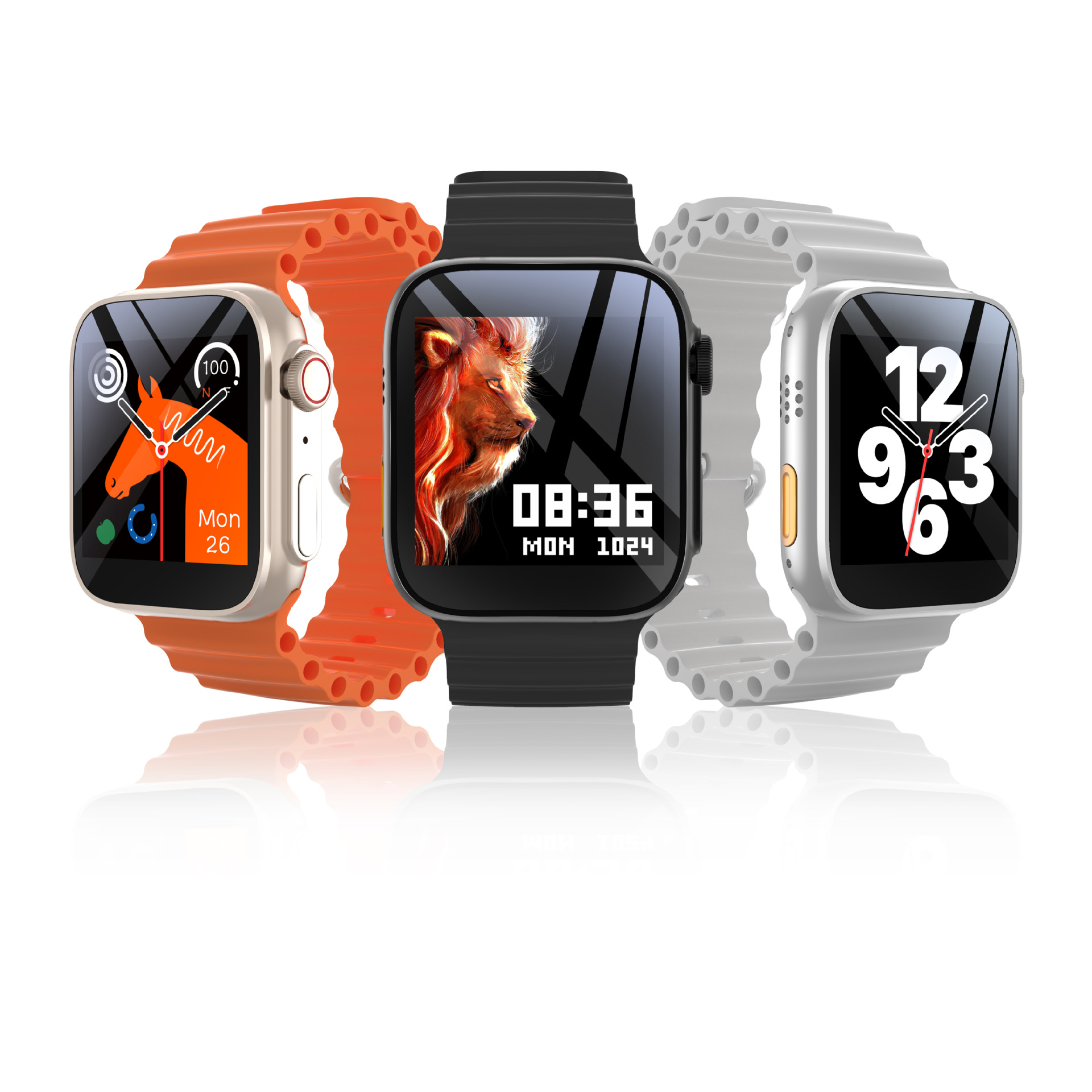 huaqiang north s8ultra smart adult watch t9800 sports walking heart rate blood pressure blood oxygen monitoring bluetooth ring