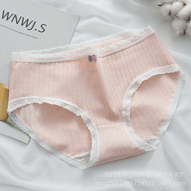 Underwear Wholesale Women's Underwear A68 Underwear Women's Cotton Underwear Bow Japanese Style Panties Women's Cotton