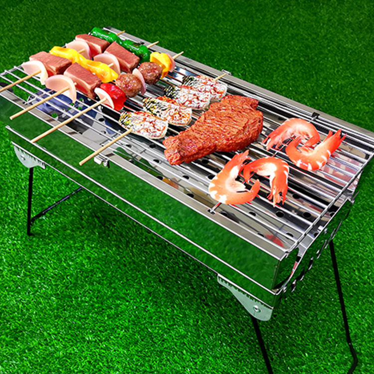 上林方免安装家用木炭 烧烤架户外野餐便携bbq烤肉烤串烤鱼烧烤架