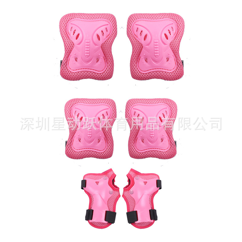 Thickened Roller Skating Protective Gear Children's Helmet Full Set Bicycle Skateboard Skating Roller Skates Balance Car Sports Kneecaps