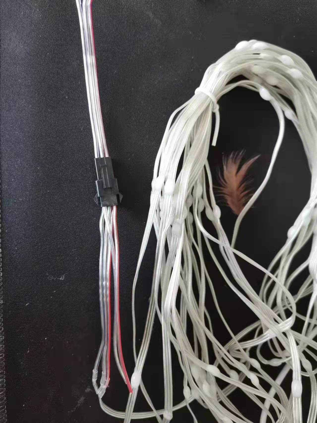 led点控幻彩柔性灯串 皮线灯 三线幻彩皮线灯串5v