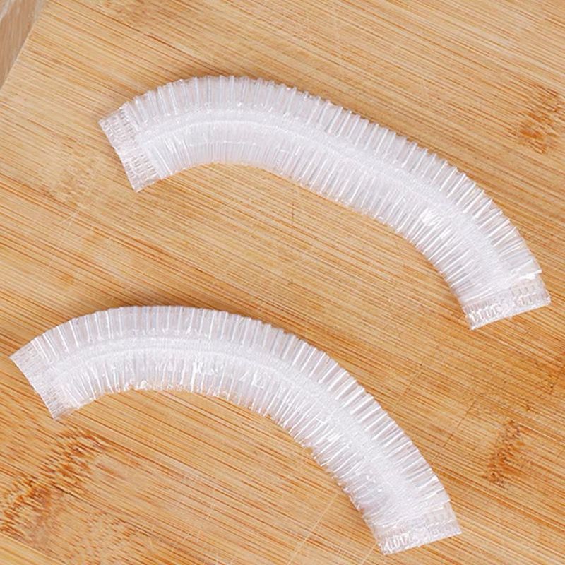 100 Pcs, Disposable Plastic Wrap Sets