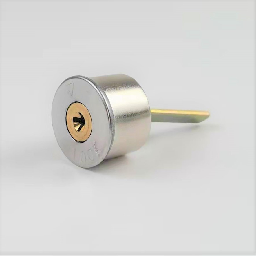 古铜色外装门锁 锌头锌舌左开十字匙防盗门锁 老式公寓不锈钢门锁