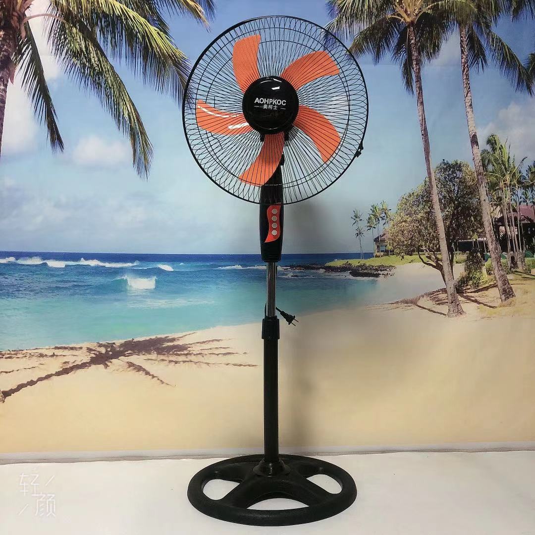 电风扇方向盘落地扇16寸立式静音摇头风扇 办公 宿舍礼品厂家批发