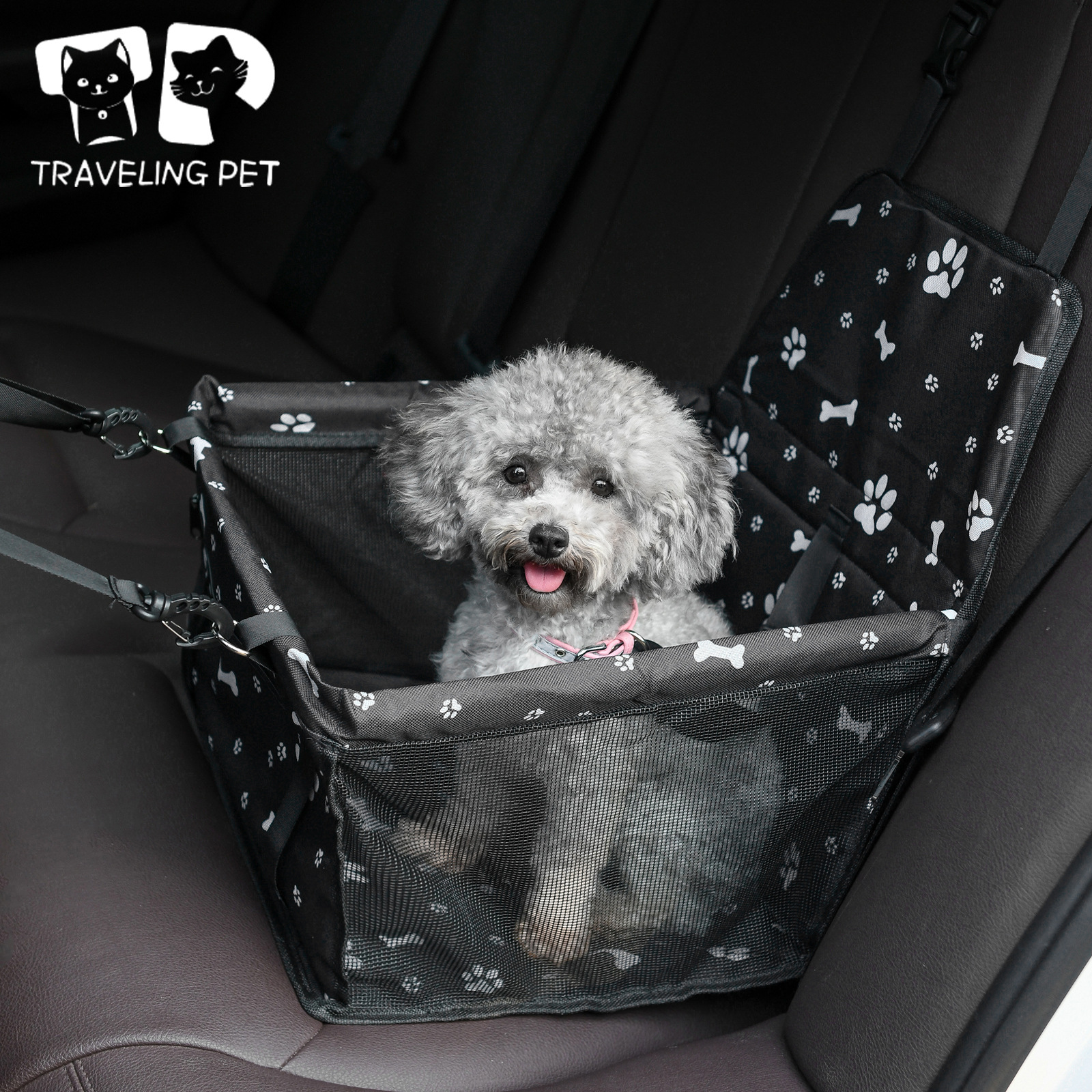 爆款宠物车载包猫狗安全舒适坐车外出神器防脏防水座椅垫汽车挂包