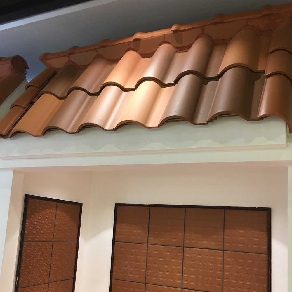 佛山厂家直销陶瓷西瓦别墅西班牙瓦屋顶瓦片波浪形琉璃瓦西瓦220