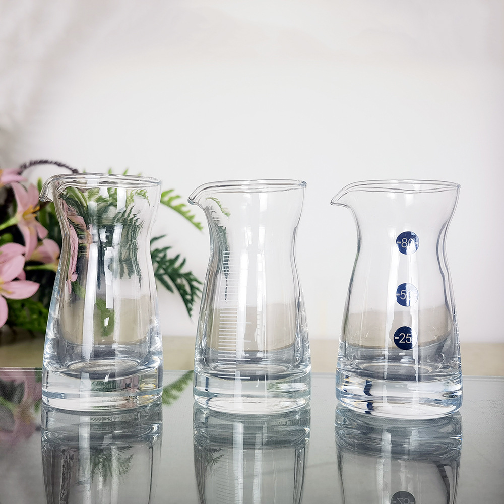 无铅玻璃80壶分酒器带刻度酒楼用小酒壶倒酒扎壶热卖款家用量酒器