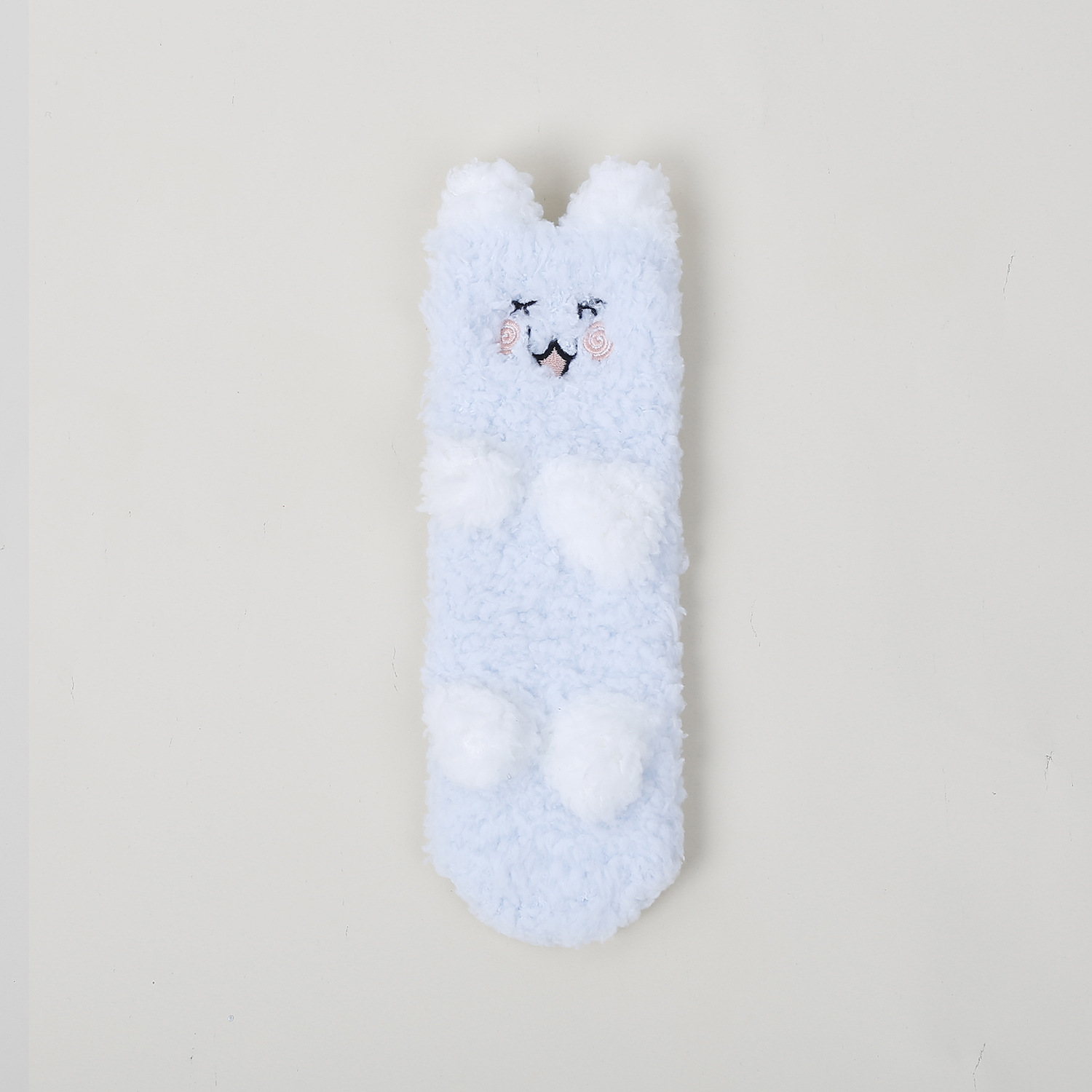 Parent-Child Cute Pet Coral Fleece Socks Thickened Autumn and Winter Baby Confinement Warm Feet Winter Warm Floor Socks Fleece-Lined