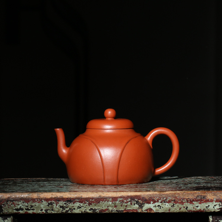宜兴紫砂老茶壶纯手工制周桂珍款台湾回流壶龙带壶原矿一厂老朱泥