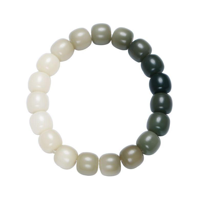 Natural Gradient Clear Water Bodhi Seeds Bracelet Weathered Bodhi around Finger Building Handheld Crafts Buddha Beads Rosary Wholesale