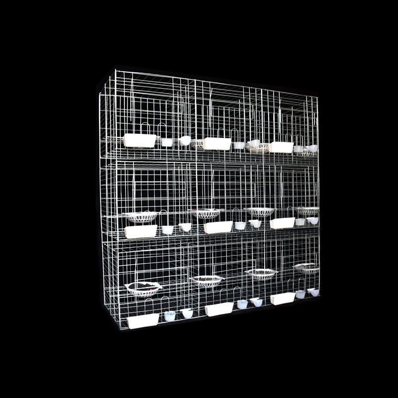 鸽子笼子养殖笼家用配对鸽笼12位种鸽子繁殖笼16位肉鸽养殖笼大纳