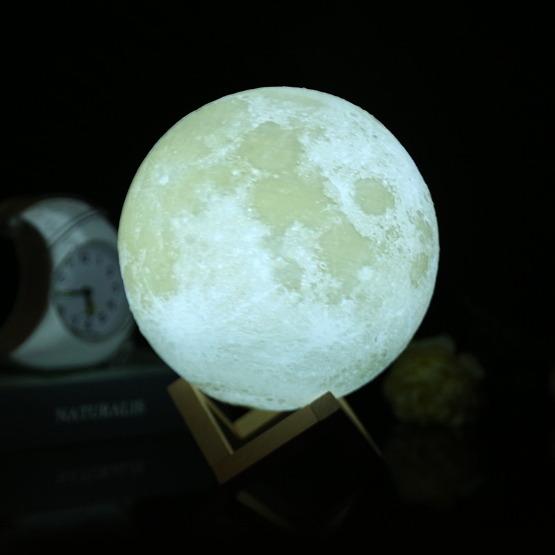 3d Moon Light Lantern Diy Moon-Light Lamp Foreign Trade Small Night Lamp Gift Girl Heart Studio Activity Supplies