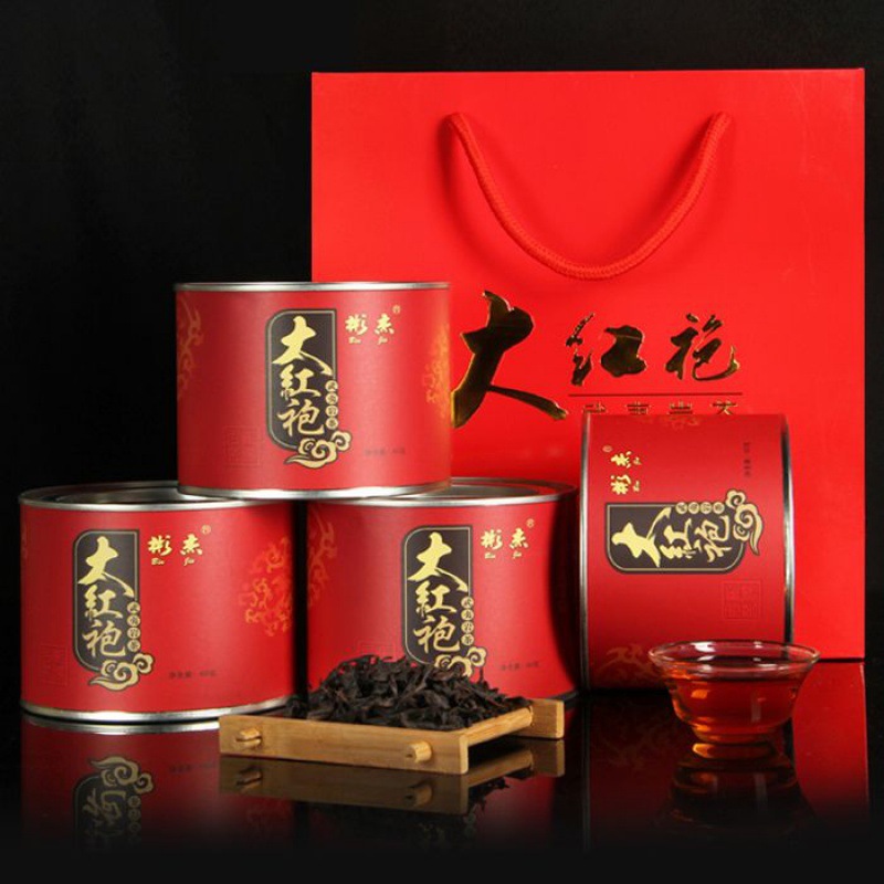武夷山浓香大红袍岩茶正宗乌龙茶碳焙水仙肉桂奇兰礼盒装送礼茶叶