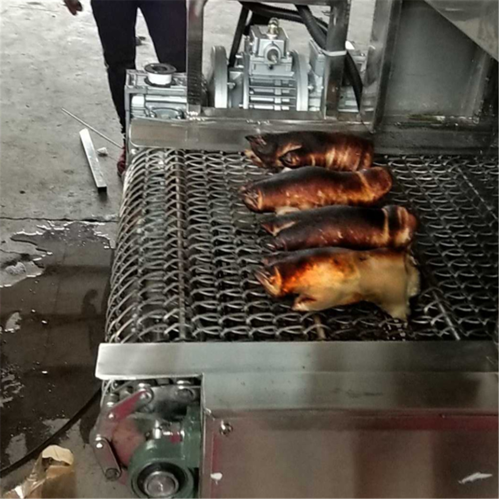 连续式液化气燎毛机 全自动猪蹄烧毛机 猪蹄燎毛机厂家直销