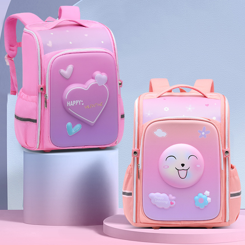 3d Three-Dimensional Astronaut Primary School Student Integrated Schoolbag Gradient Color Children's Large Capacity Burden Reduction