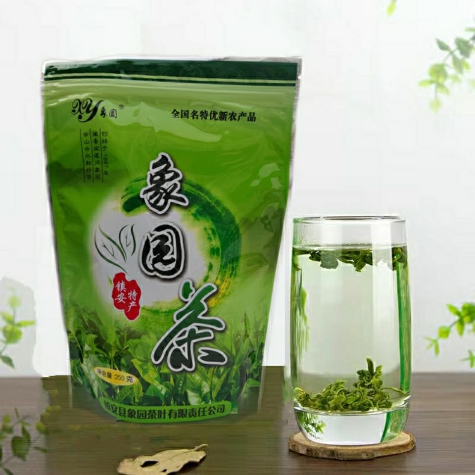 秦岭腹地高山有机绿茶镇安象园茶250克装高纬度高海拔云雾多绿茶