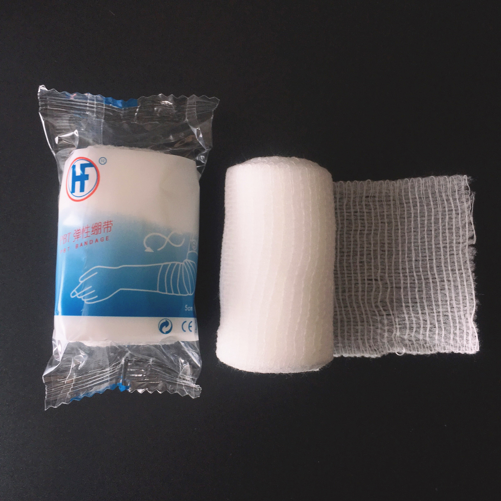 批发中文款pbt绷带 包扎弹力绷带 急救包配件5cm*4.5m绷带多规格